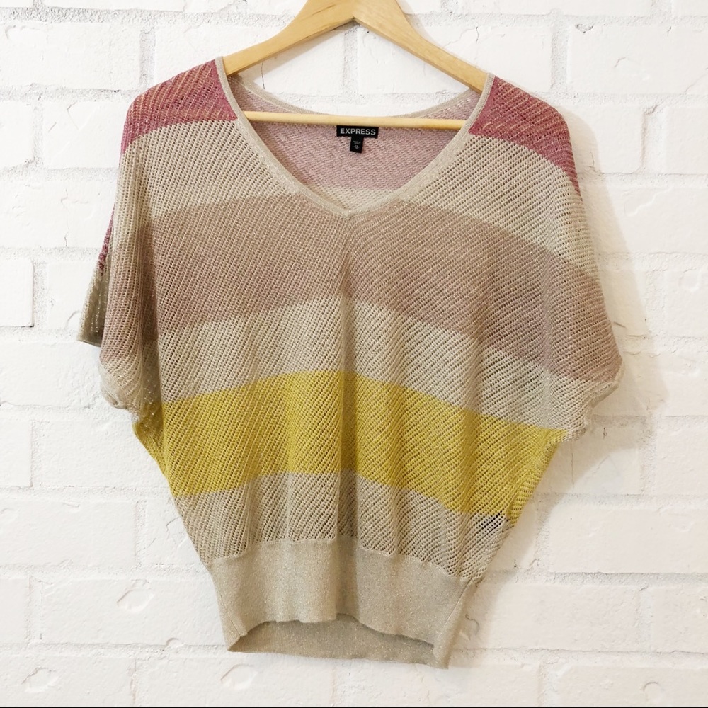 Express Striped Knit Top